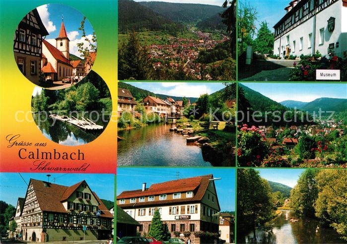 Calmbach Enz Panorama Museum Fachwerkhaeuser Gastwirtschaft