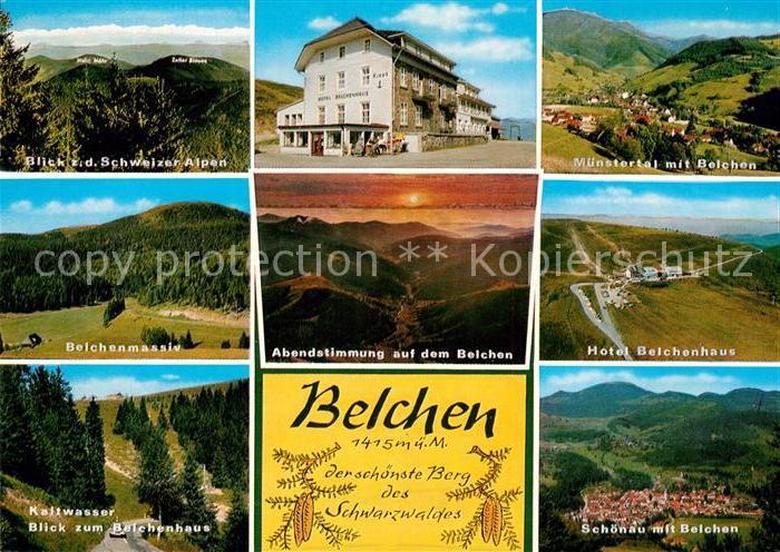 Belchen Baden Schweizer Alpen Muenstertal Abendstimmung Hotel Belchenhaus Kaltwa