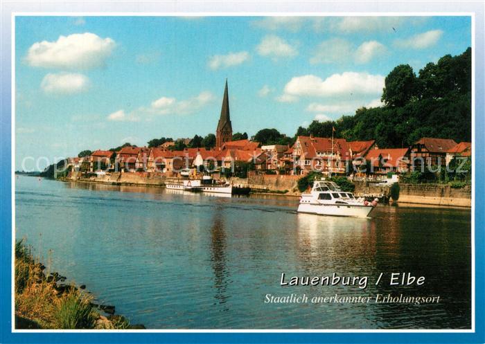 Lauenburg Elbe Stadtpanorama