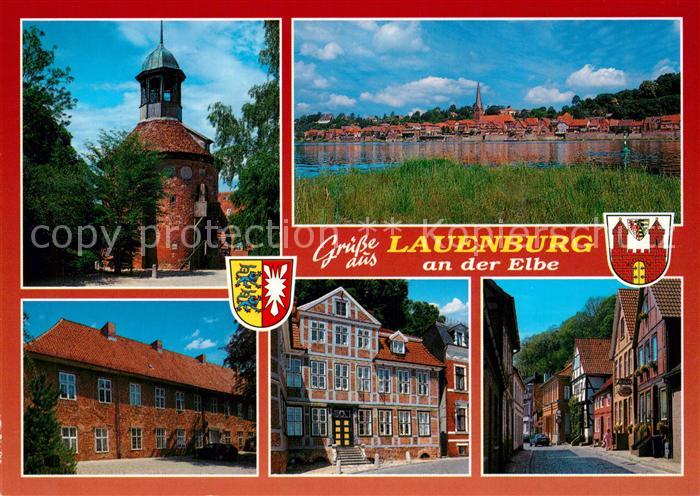 Lauenburg Elbe Roter Turm Stadtblick Rathaus Gasse