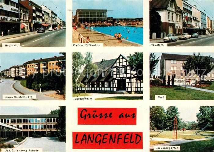 Langenfeld Rheinland Hauptstr Freizeitbad Hauptstr Holstein Str Jugendheim Post