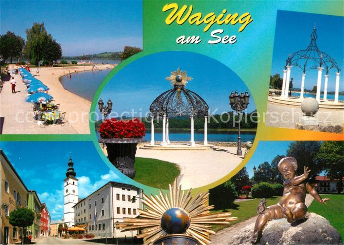 Waging See Strand Pavillon Strasse Park