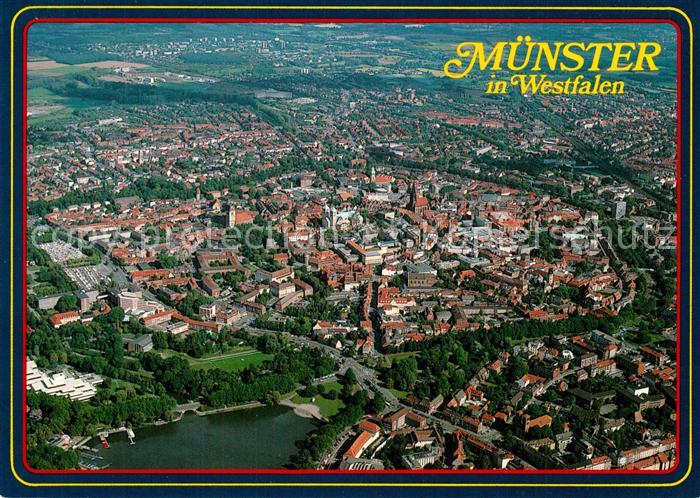 Muenster Westfalen Fliegeraufnahme