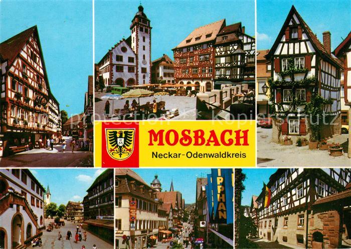Mosbach Baden Fussgaengerzonen Marktplatz