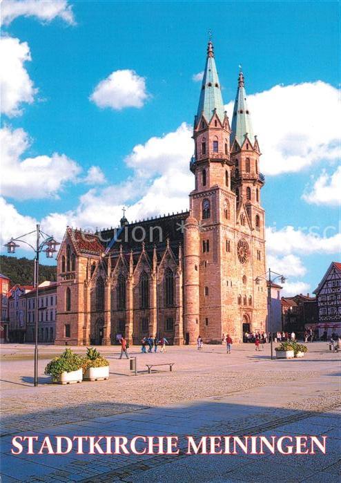 Meiningen Thueringen Stadtkirche