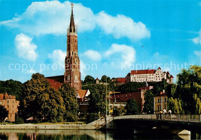 Landshut Isar Sankt Martinskirche Burg Trausnitz