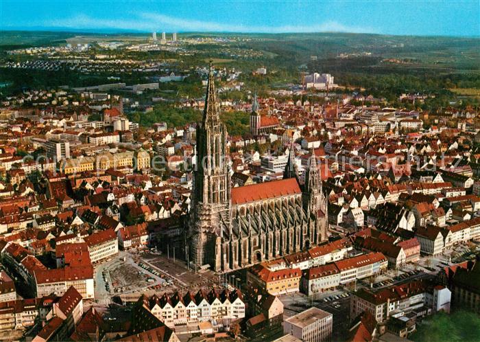Ulm Donau Fliegeraufnahme Muenster