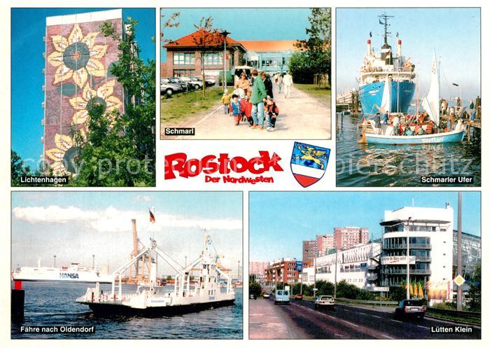 Rostock Lichtenhagen Schmarl Faehre Oldendorf Luetten Klein