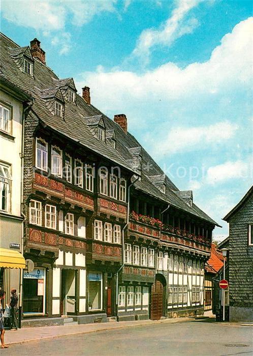 Goslar Fachwerkhaeuser Baeckerstrasse