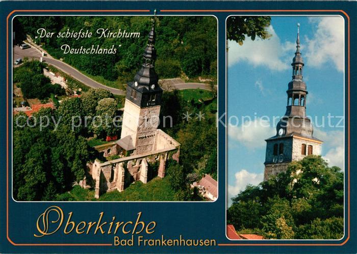 Bad Frankenhausen Oberkirche schiefster Kirchturm Deutschlands
