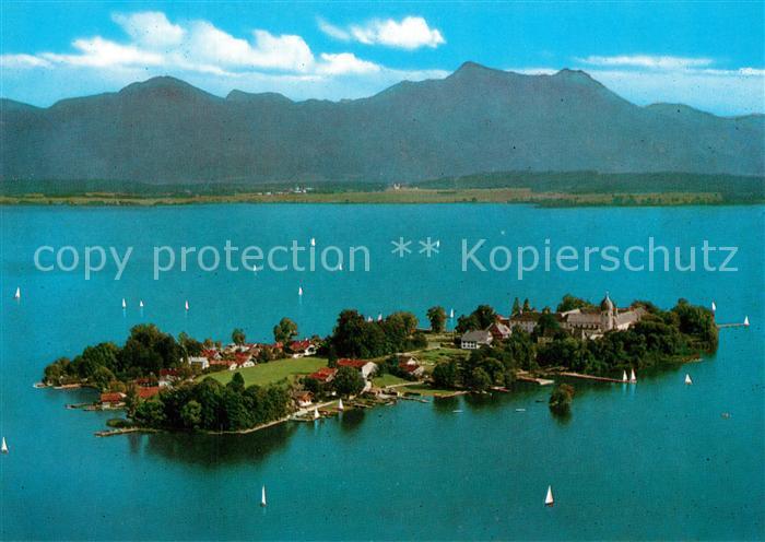 Fraueninsel Chiemsee Fliegeraufnahme