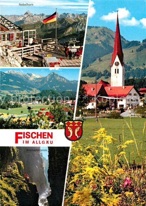 Fischen Allgaeu Kirche Nebelhorn Breitachklamm