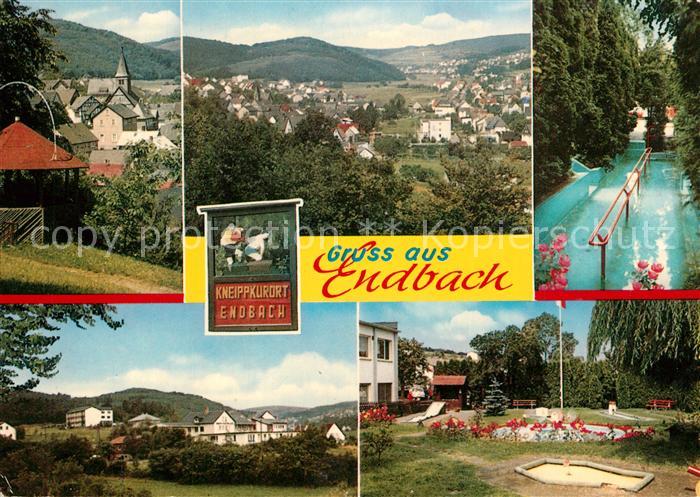 Endbach Bad Kneippkur Park Panoramen