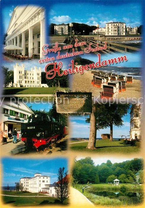 Heiligendamm Ostseebad Kurhaus Dampflok Strand