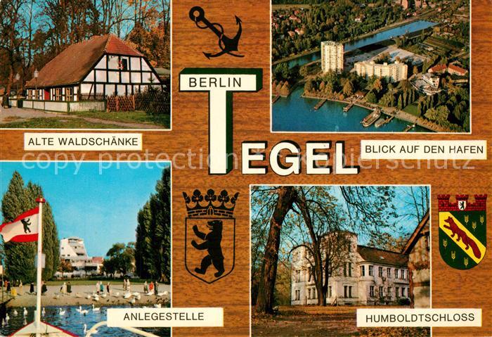 Berlin-Tegel Alte Waldschaenke Hafen Anlegestelle Humboldtschloss