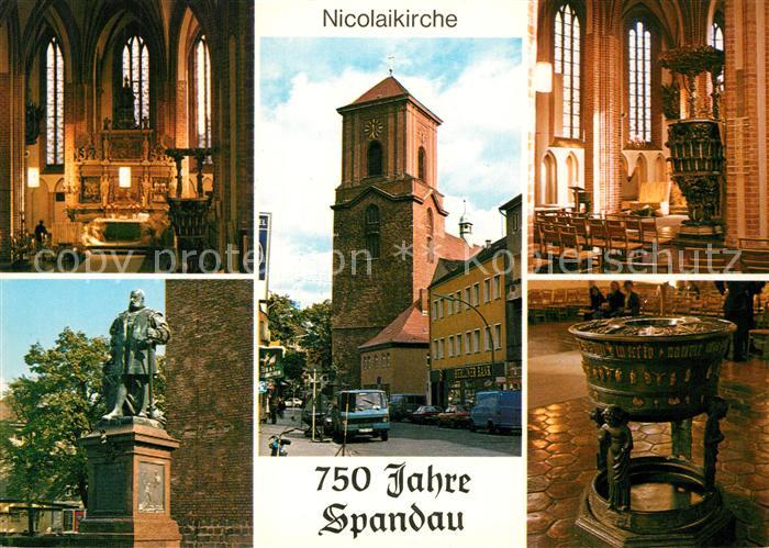 Spandau Nicolaikirche Denkmal Stadtansichten