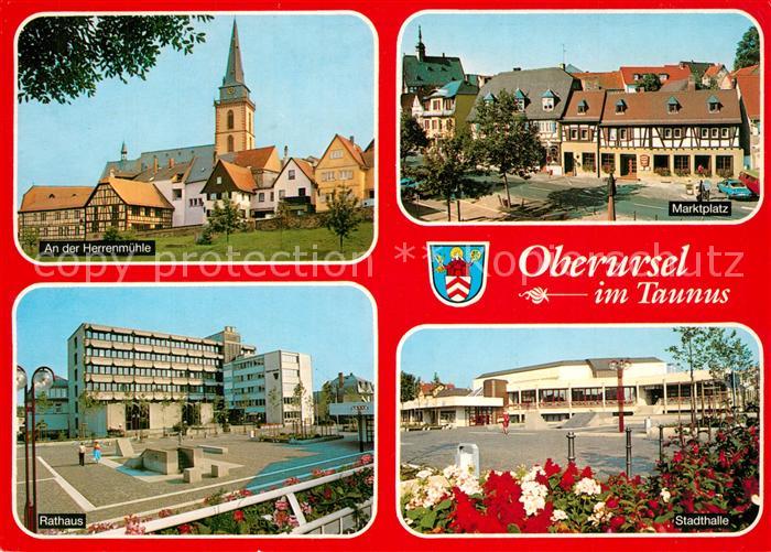 Oberursel Taunus Herrenmuehle Marktplatz Rathaus Stadthalle