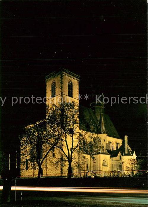 Bingen Rhein Basilika Sankt Martin Nacht