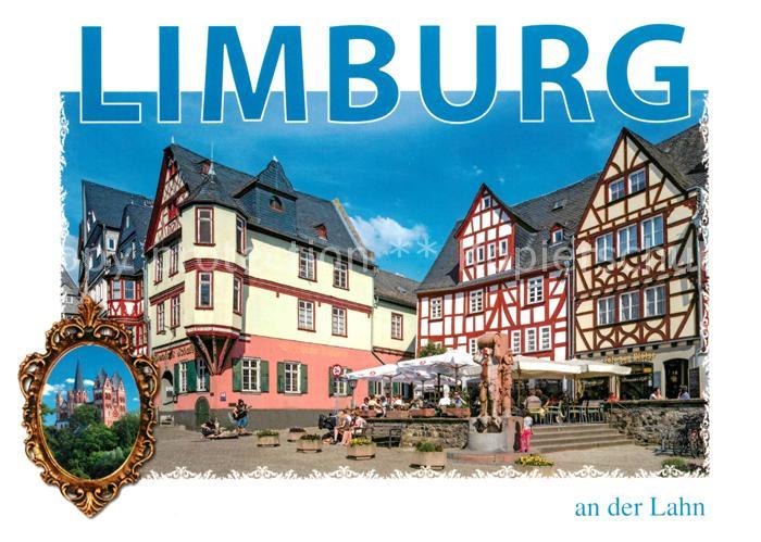 Limburg Lahn Marktplatz Schloss Fachwerkhaeuser
