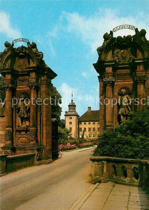 Hoexter Weser Eingang Kloster Corvey