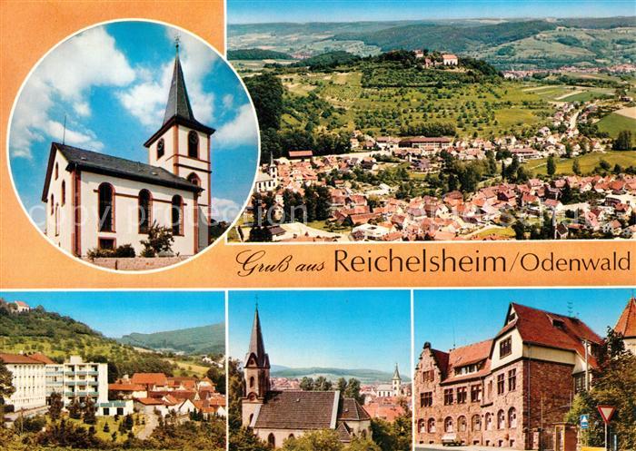 Reichelsheim Odenwald Kirchen Schloss Sanatorium Goettmann Gemeindeverwaltung