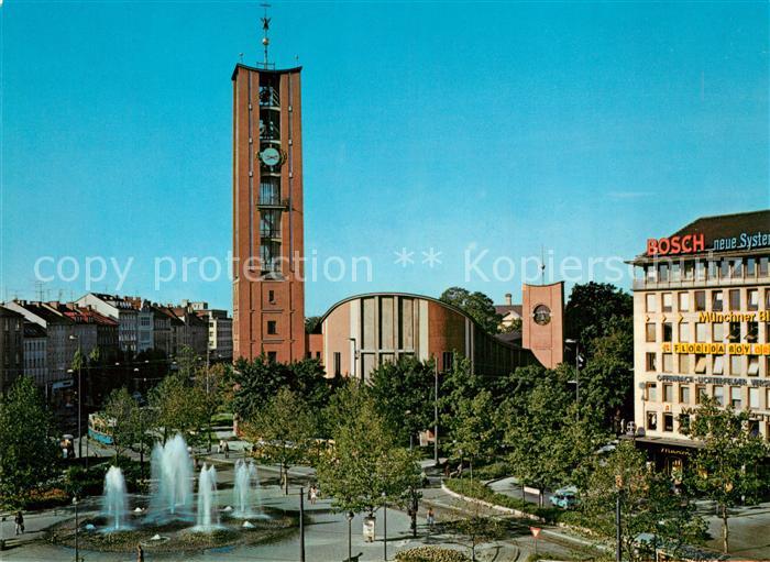 Muenchen Matthaeus Kirche Sendlinger Tor Platz