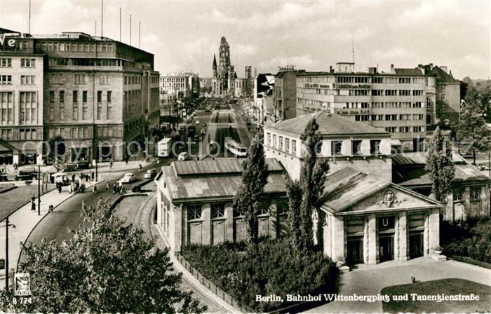 Berlin Bahnhof Wittenbergplatz und Tauentzienstrasse