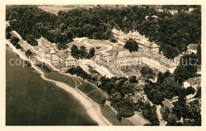 Pillnitz HO Gaststaette Schlossschaenke Fliegeraufnahme