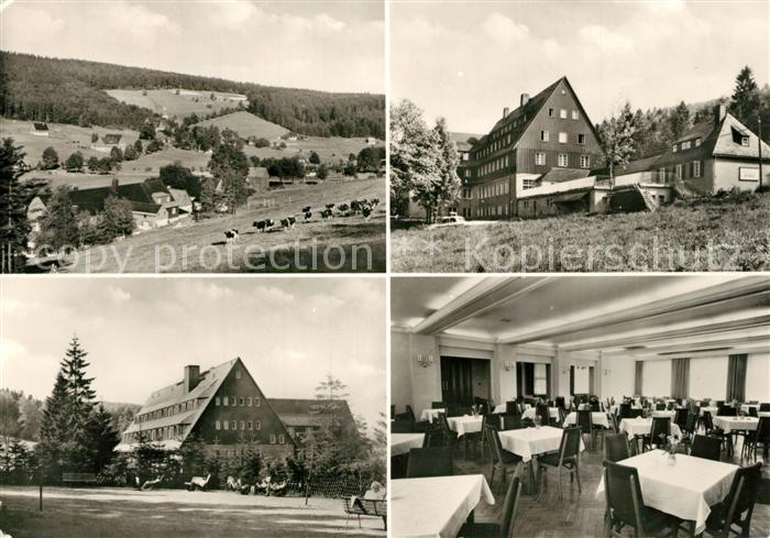 Rehefeld-Zaunhaus FDGB Erholungsheim Aufbau Landschaftspanorama