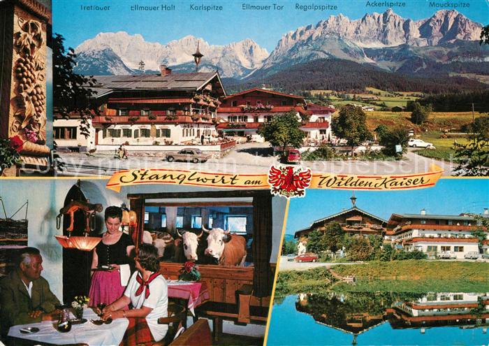 Going Wilden Kaiser Tirol Alt Tiroler Gaststaette Restaurant Stanglwirt Wassersp