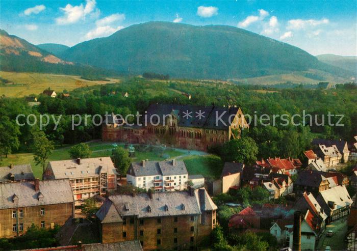 Goslar Blick von der Marktkirche auf die Kaiserpfalz
