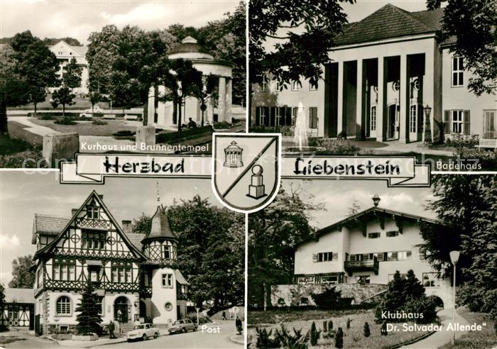 Bad Liebenstein Kurhaus Brunnentempel Post Fachwerkhaus Badehaus Klubhaus Dr Sal