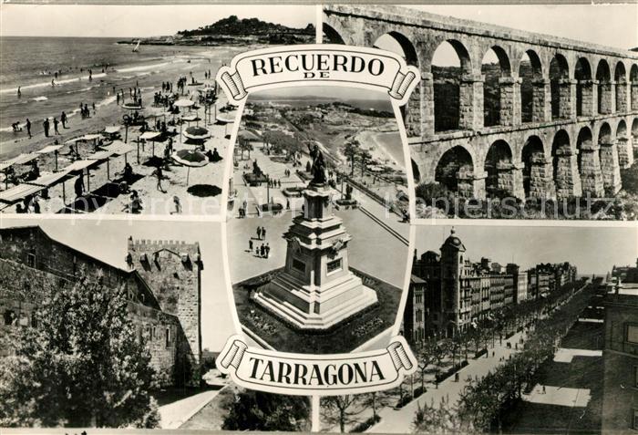 Tarragona Diversos aspectos de la Ciudad Strand Viadukt Denkmal
