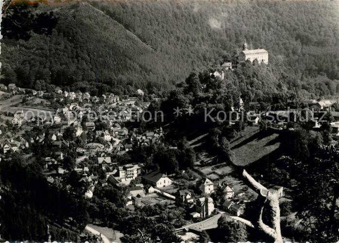 Schwarzburg Thueringer Wald Schwarzatal Trippsteinblick