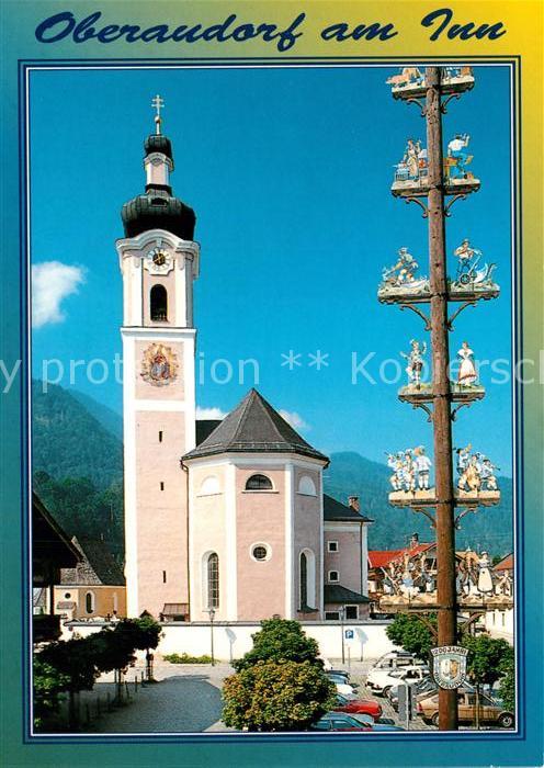 Oberaudorf Katholische Pfarrkirche Maibaum