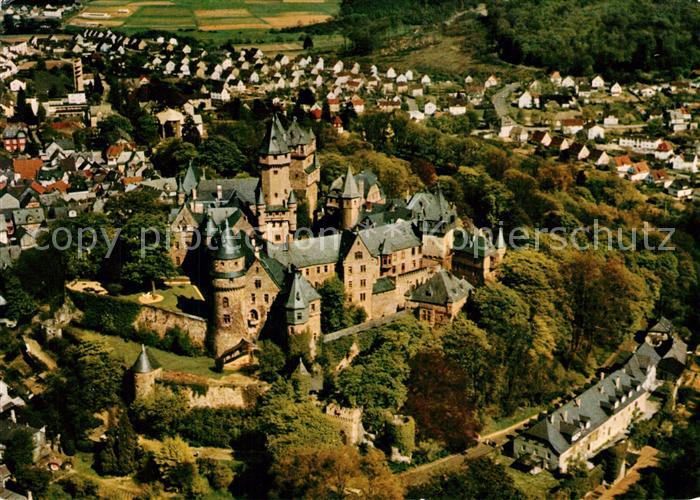 Braunfels Luftkurort Schloss Fliegeraufnahme