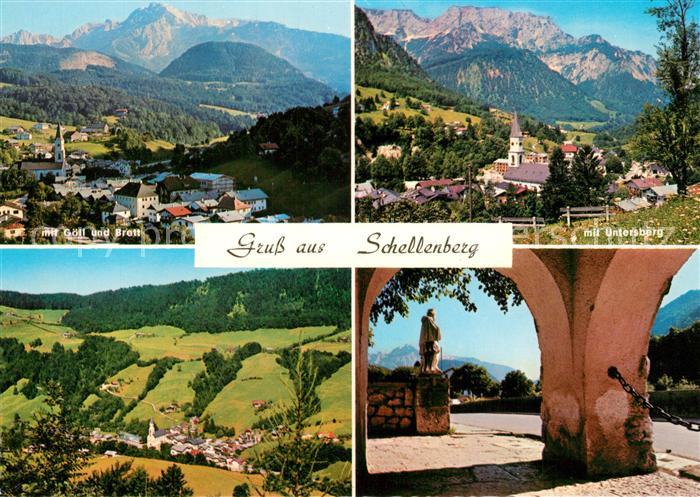 Schellenberg Marktschellenberg Panorama mit Goell Brett Untersberg Landschaftspa