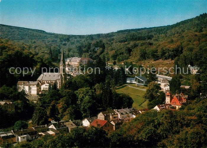 Schlangenbad Taunus Teilansicht mit Kirche
