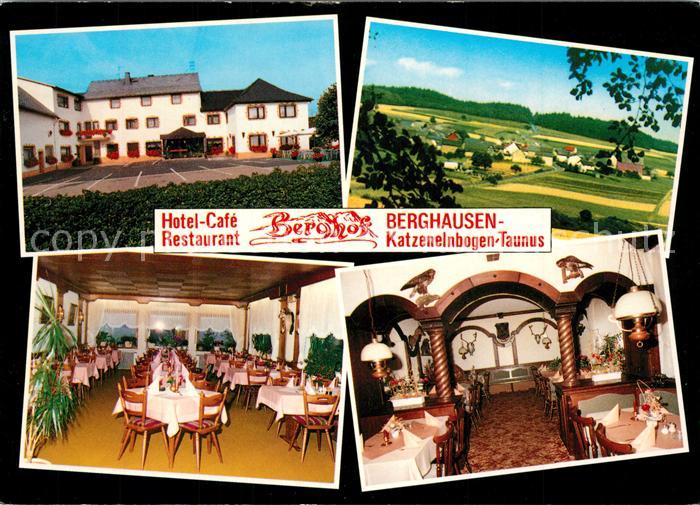 Katzenelnbogen Hotel Cafe Restaurant Berghof Landschaftspanorama