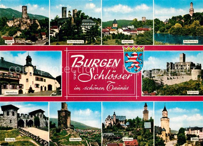 Bad Homburg Burgen und Schloesser im Taunus