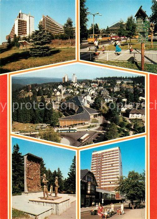 Oberhof Thueringen Hotel Panorama Oberer Hof FDGB Erholungsheim Rennsteig Forsta