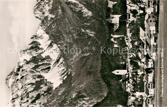 Fuessen Allgaeu Panorama Schlicke