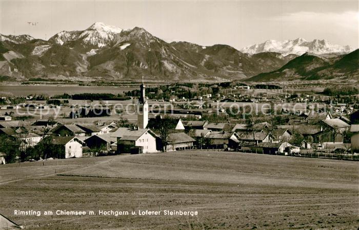 Rimsting Panorama Hochgern Loferer Steinberge