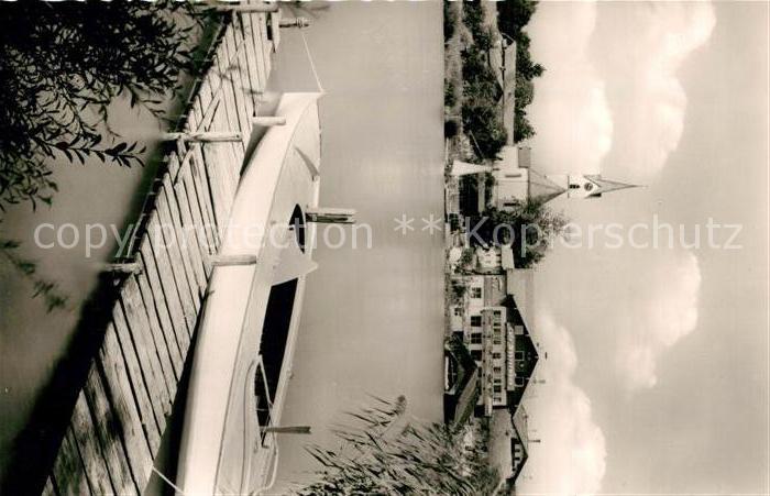 Seebruck Chiemsee Kirche Bootssteg