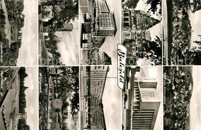 Bielefeld Sparrenburg Johannisberg Rathaus Oetkerhalle Bahnhof