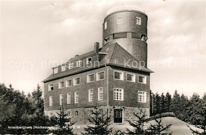 Astenberger Aussichtsturm Panorama Gaststaette Astenturm