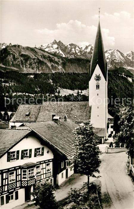 Martinszell Allgaeu Rottachberg Gruenten Oberstdorfer Bergen