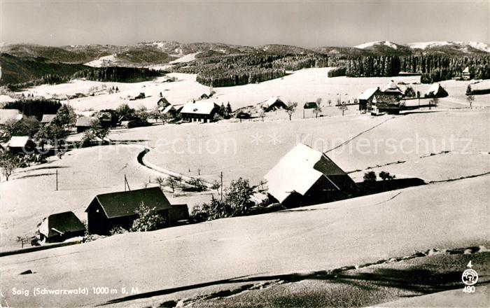 Saig Schwarzwald Winterlandschaft