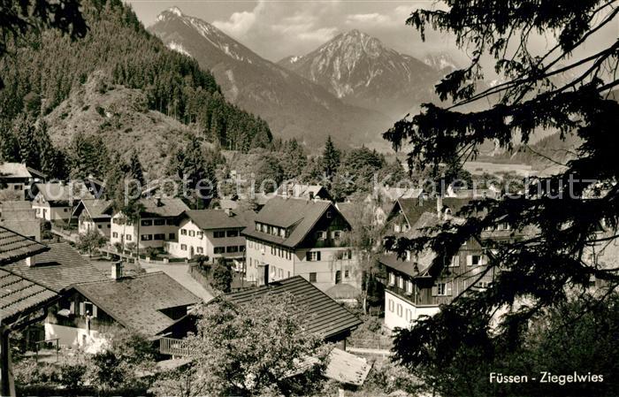 Fuessen Allgaeu Ziegelwies Vilser Kegel Rossberg Aggenstein