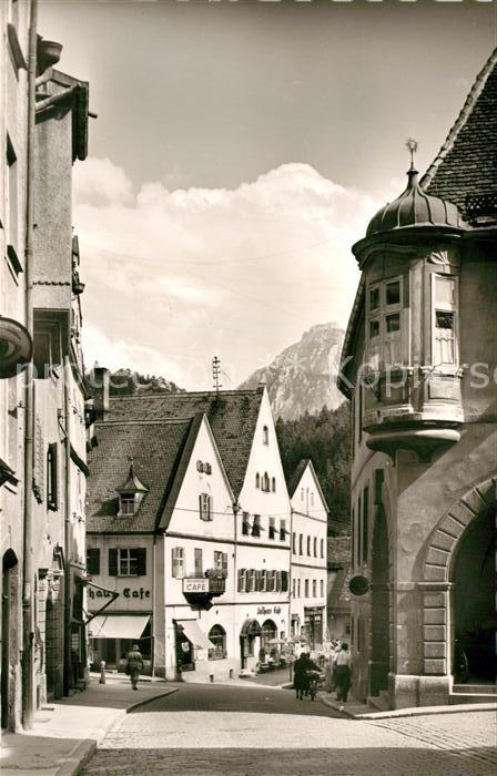Fuessen Allgaeu Lechhalde Rathaus Saeuling